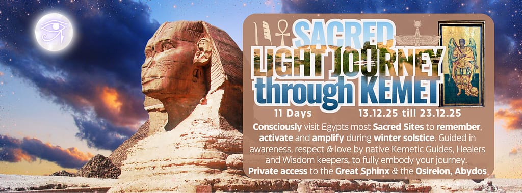 Sacred light journey through kemet Ägypten 