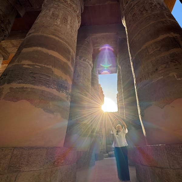 Karnak Tempel Aktivierungen Luxor Ägypten